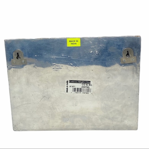 3 Pc. Elephant Copper & Silver Alloy Jewelry Box, 3 Key Holder, Letter Organizer - Picture 7 of 16